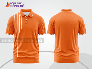 Mẫu thiết kế áo polo basic đồng phục công ty màu cam ctpb467
