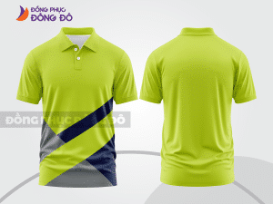 Mẫu thiết kế áo polo basic đồng phục công ty màu xanh nõn chuối ctpb479