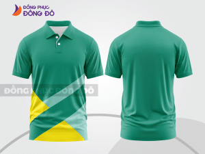 Mẫu thiết kế áo polo basic đồng phục công ty màu xanh ngọc ctpb491