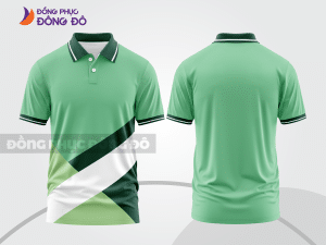 Mẫu thiết kế áo polo basic đồng phục công ty màu xanh ngọc ctpb497