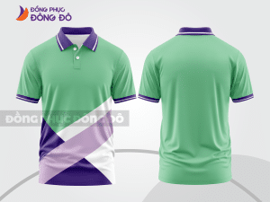 Mẫu thiết kế áo polo basic đồng phục công ty màu xanh ngọc ctpb500