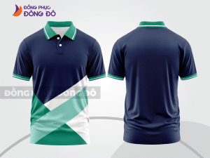 Mẫu thiết kế áo polo basic đồng phục công ty màu xanh tím than ctpb501