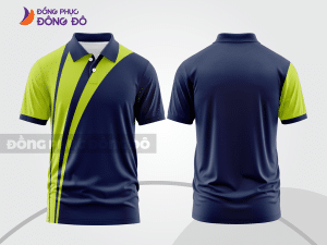 Mẫu thiết kế áo polo basic đồng phục công ty màu xanh tím than ctpb504