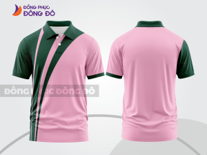 Mẫu thiết kế áo polo basic đồng phục công ty màu hồng phấn ctpb507