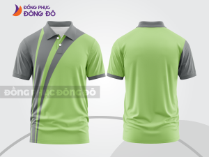 Mẫu thiết kế áo polo basic đồng phục công ty màu xanh nõn chuối ctpb515