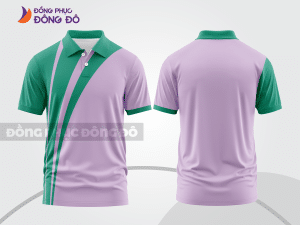 Mẫu thiết kế áo polo basic đồng phục công ty màu tím ctpb516