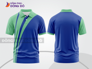 Mẫu thiết kế áo polo basic đồng phục công ty màu xanh dương ctpb517