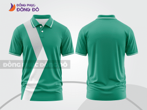 Mẫu thiết kế áo polo basic đồng phục công ty màu xanh ngọc ctpb540