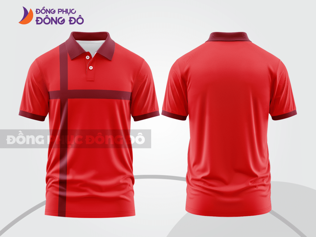 Áo polo đồng phục công ty màu đỏ tươi ctpb55