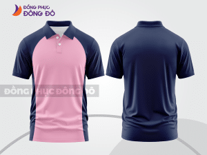 Mẫu thiết kế áo polo basic đồng phục công ty màu xanh tím than ctpb555