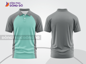 Mẫu thiết kế áo polo basic đồng phục công ty màu ghi xám ctpb557