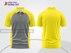 Mẫu thiết kế áo polo basic đồng phục công ty màu vàng ctpb561