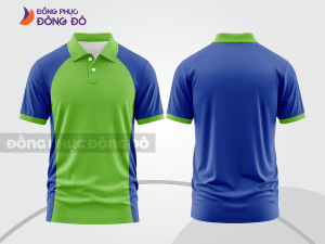 Mẫu thiết kế áo polo basic đồng phục công ty màu xanh dương ctpb562