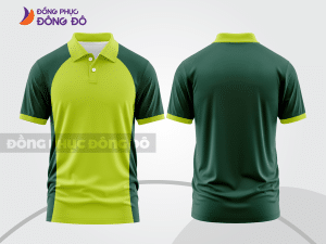Mẫu thiết kế áo polo basic đồng phục công ty màu xanh rêu ctpb563