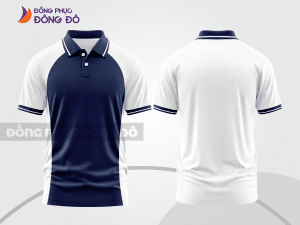 Mẫu thiết kế áo polo basic đồng phục công ty màu xanh tím than ctpb566