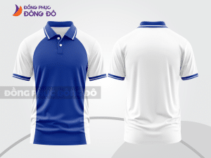 Mẫu thiết kế áo polo basic đồng phục công ty màu xanh dương ctpb567
