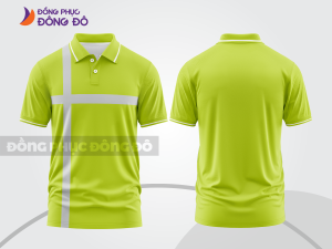 Mẫu thiết kế áo polo basic đồng phục công ty màu xanh lá mạ ctpb57