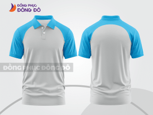 Mẫu thiết kế áo polo basic đồng phục công ty màu ghi xám ctpb573