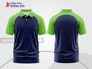 Mẫu thiết kế áo polo basic đồng phục công ty màu xanh tím than ctpb575