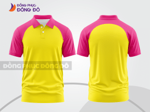 Mẫu thiết kế áo polo basic đồng phục công ty màu vàng ctpb578