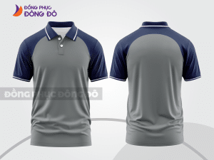 Mẫu thiết kế áo polo basic đồng phục công ty màu ghi xám ctpb583