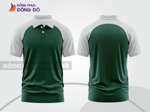 Mẫu thiết kế áo polo basic đồng phục công ty màu xanh rêu ctpb584