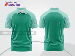 Mẫu thiết kế áo polo basic đồng phục công ty màu xanh ngọc ctpb588