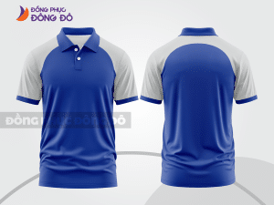 Mẫu thiết kế áo polo basic đồng phục công ty màu xanh dương ctpb592