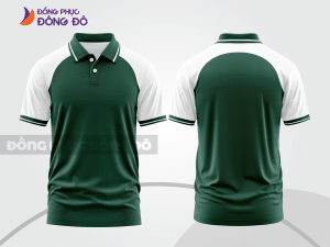 Mẫu thiết kế áo polo basic đồng phục công ty màu xanh rêu ctpb597
