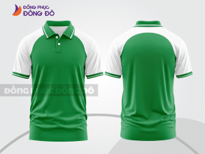 Mẫu thiết kế áo polo basic đồng phục công ty màu xanh lá cây ctpb598