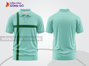Mẫu thiết kế áo polo basic đồng phục công ty màu xanh ngọc ctpb60