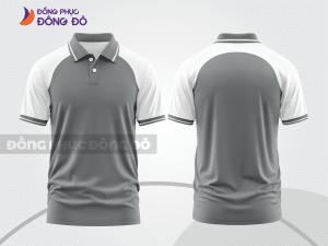 Mẫu thiết kế áo polo basic đồng phục công ty màu ghi xám ctpb603