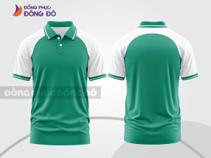 Mẫu thiết kế áo polo basic đồng phục công ty màu xanh ngọc ctpb604