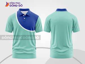 Mẫu thiết kế áo polo basic đồng phục công ty màu xanh ngọc ctpb609