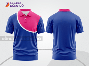Mẫu thiết kế áo polo basic đồng phục công ty màu xanh dương ctpb614