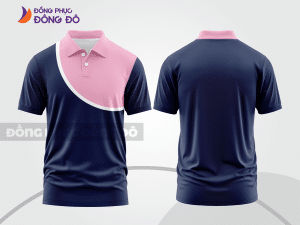 Mẫu thiết kế áo polo basic đồng phục công ty màu xanh tím than ctpb615