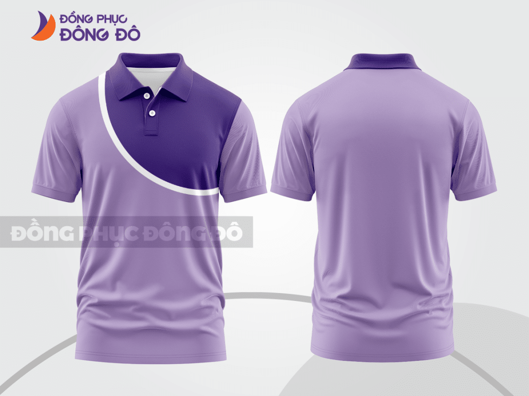 Áo polo đồng phục công ty màu tím CTPB618