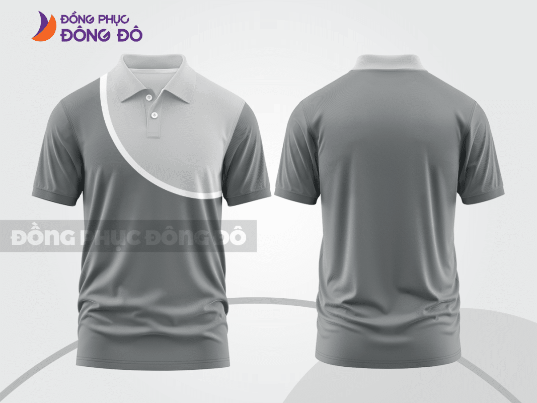 Áo polo đồng phục công ty màu ghi xám CTPB620