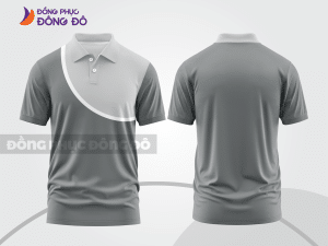 Mẫu thiết kế áo polo basic đồng phục công ty màu ghi xám ctpb620