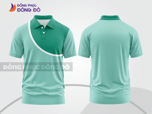 Mẫu thiết kế áo polo basic đồng phục công ty màu xanh ngọc ctpb621