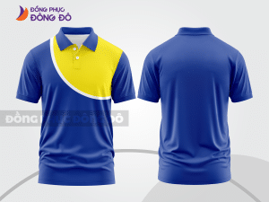 Mẫu thiết kế áo polo basic đồng phục công ty màu xanh dương ctpb624