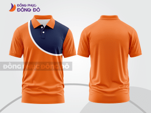 Mẫu thiết kế áo polo basic đồng phục công ty màu cam ctpb625