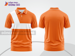 Mẫu thiết kế áo polo basic đồng phục công ty màu cam ctpb626