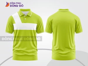 Mẫu thiết kế áo polo basic đồng phục công ty màu xanh nõn chuối ctpb629