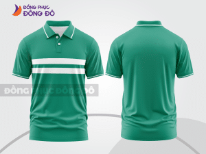 Mẫu thiết kế áo polo basic đồng phục công ty màu xanh ngọc ctpb63