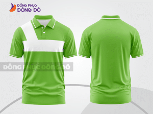 Mẫu thiết kế áo polo basic đồng phục công ty màu xanh lá mạ ctpb630