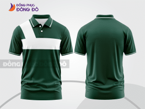 Mẫu thiết kế áo polo basic đồng phục công ty màu xanh rêu ctpb632