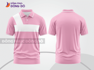 Mẫu thiết kế áo polo basic đồng phục công ty màu hồng phấn ctpb634