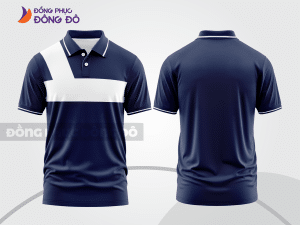 Mẫu thiết kế áo polo basic đồng phục công ty màu xanh tím than ctpb638