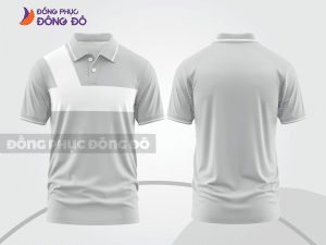 Mẫu thiết kế áo polo basic đồng phục công ty màu ghi xám ctpb639